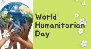world humanitarian day text is 