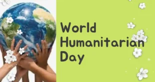 world humanitarian day text is