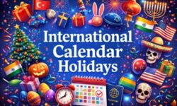 International Calendar Holidays 2026, Observance and Event Days